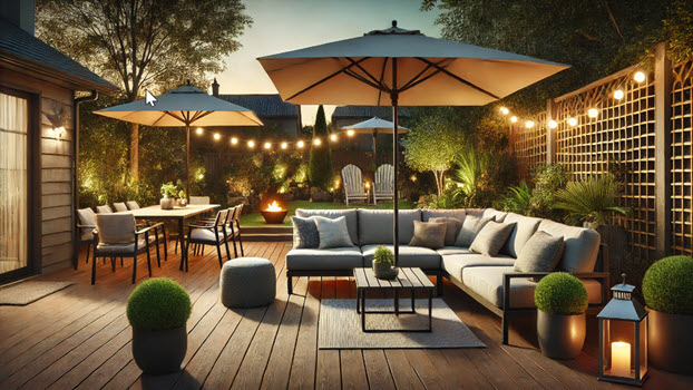 outdoor oasis with backyard furniture